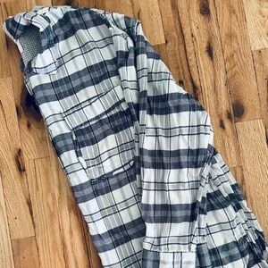 Women's American Eagle Lived in Snap Plaid Shirt